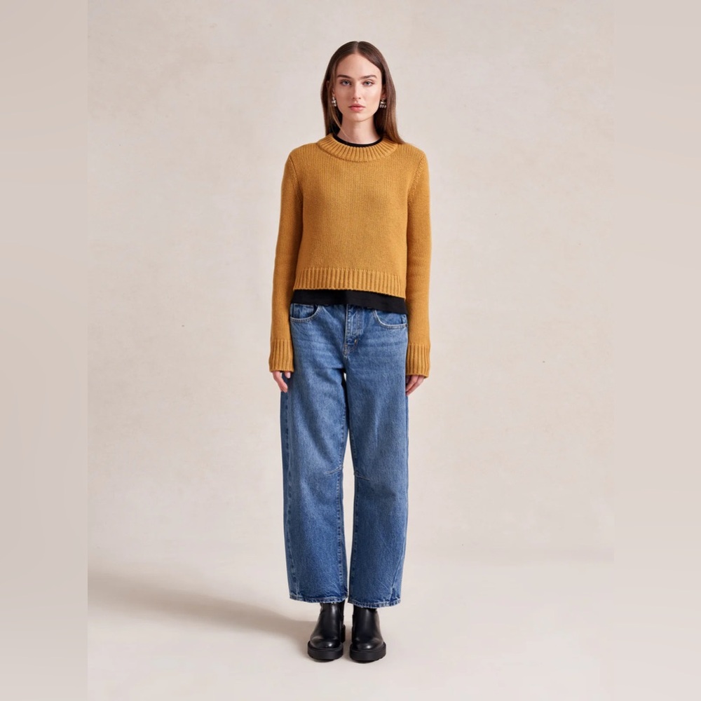La Ligne Mini Marin in Mustard Yellow sz XS‎